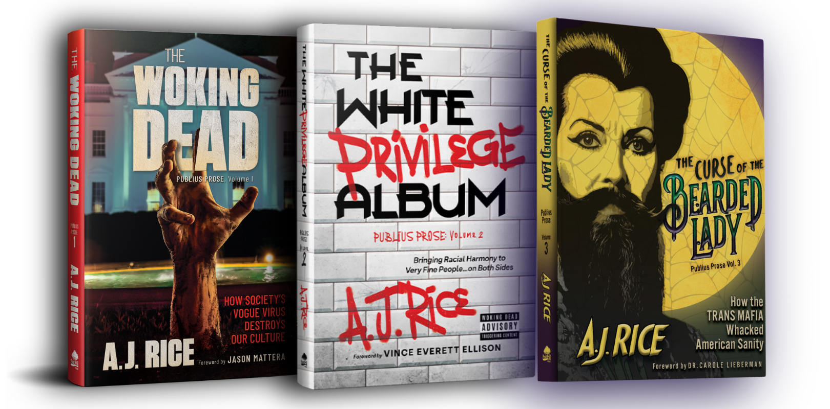 The Woking Dead, The White Privilege Album and The Curse of The Bearded Lady